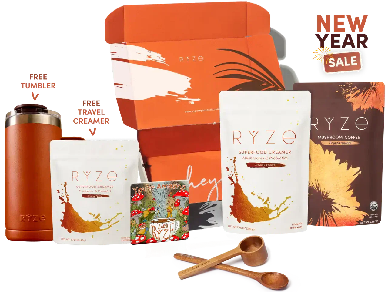 RYZE n Shine Bundle (Coffee + Creamer) 2h k2 yj